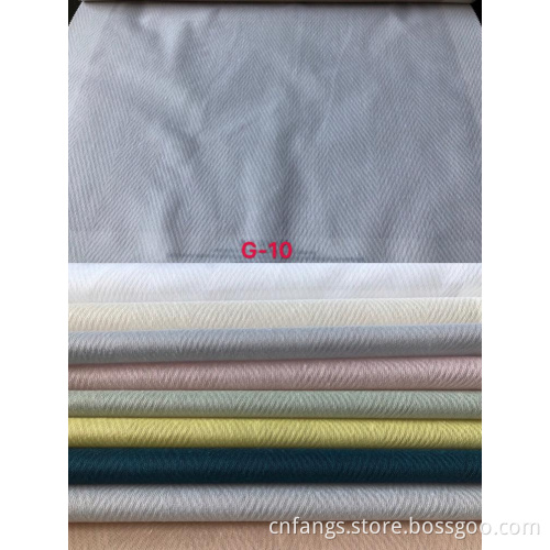 Natural Style Linen Voile Jacquard Curtain Fabric